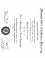 Doctorate in Psychology