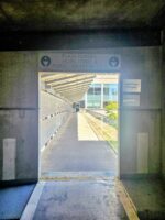 Entrance from the Dubuque Street Parking Ramp. Set your GPS to this.